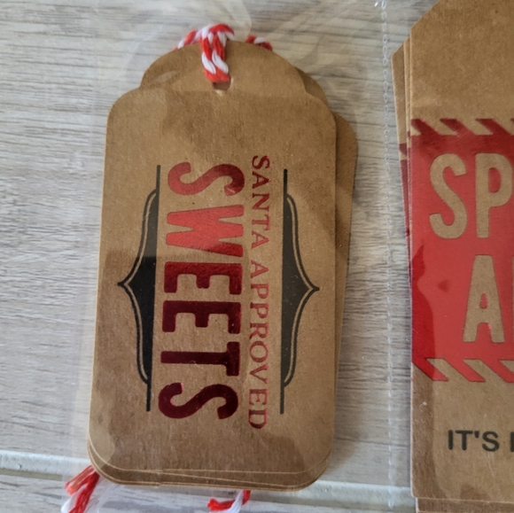 Cookie Exchange 20 Baker's Tags Gift Giving Dessert Homemade Christmas - Picture 5 of 6